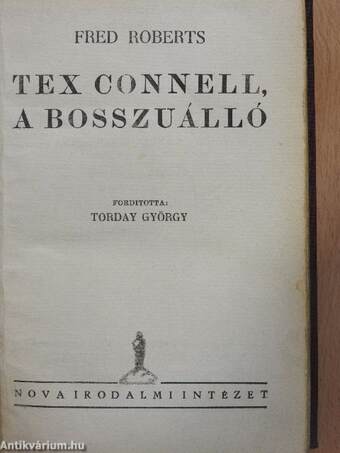 Tex Connell, a bosszuálló