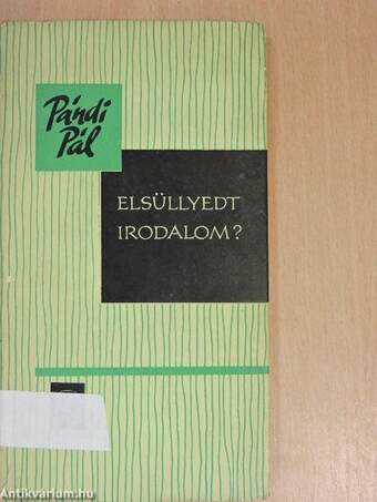 Elsüllyedt irodalom?