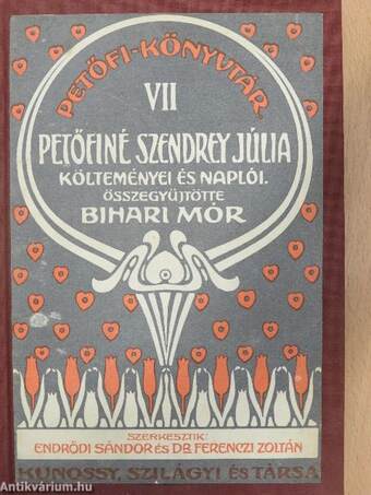 Petőfiné Szendrey Júlia költeményei és naplói