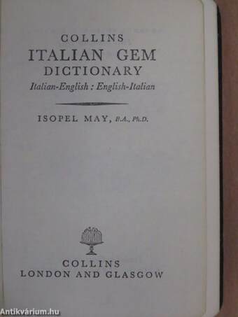 Collins Italian Gem Dictionary