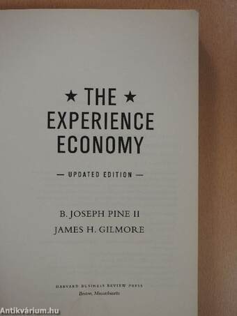 The Experience Economy