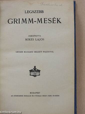 Legszebb grimm-mesék