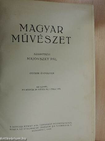 Magyar Művészet 1929/1-10.