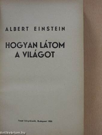 Hogyan látom a világot