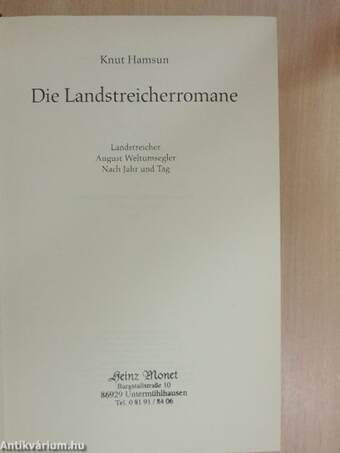 Die Landstreicherromane