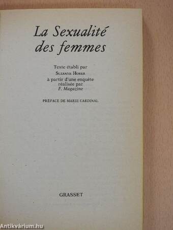 La Sexualité des femmes