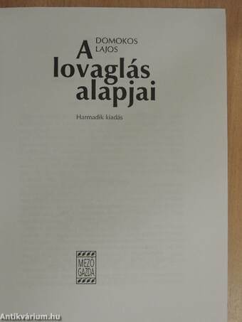 A lovaglás alapjai