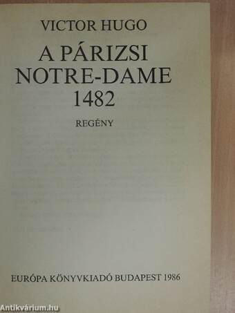 A párizsi Notre-Dame 1482