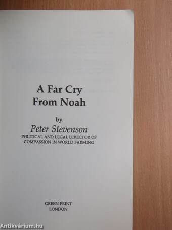 A Far Cry From Noah