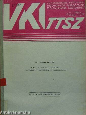 A nemzetközi kitermelőipar szerkezeti változásainak előrejelzése