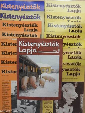 Kistenyésztők Lapja 1976-1979., 1987-1988. (vegyes számok) (17 db)