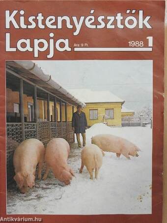 Kistenyésztők Lapja 1976-1979., 1987-1988. (vegyes számok) (17 db)