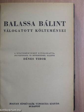 Kazinczy Ferenc válogatott műveiből/Balassa Bálint válogatott költeményei/Kisfaludy Károly válogatott munkái/Fanni hagyományai/Vas Gereben elbeszélései