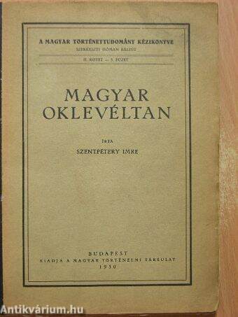 Magyar oklevéltan