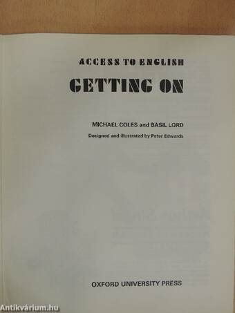 Getting On - Book