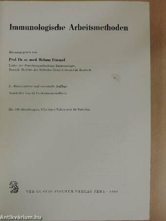 Immunologische Arbeitsmethoden