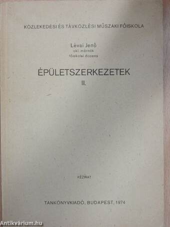 Épületszerkezetek II.