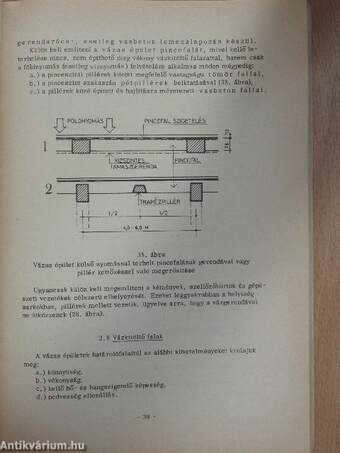 Épületszerkezetek II.
