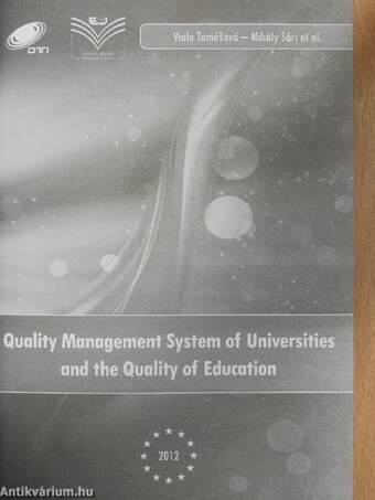 Quality Management System of Universities and the Quality of Education