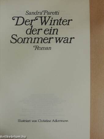 Der Winter der ein Sommer war