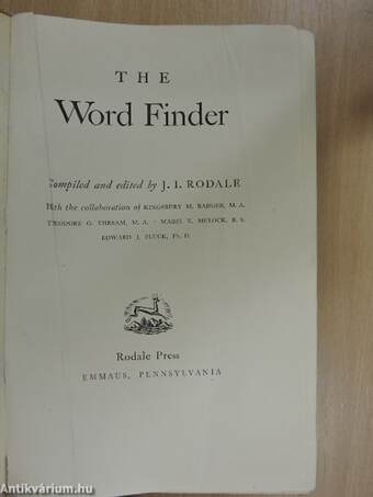 The Word Finder