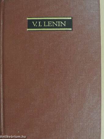 V. I. Lenin összes művei 26.