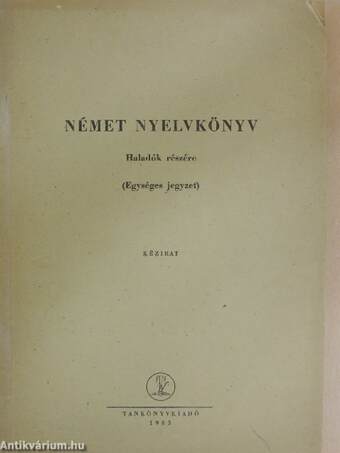 Német nyelvkönyv