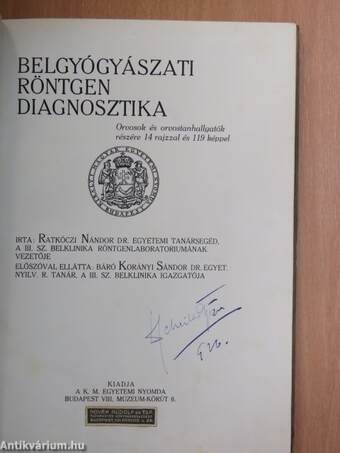 Belgyógyászati röntgen diagnosztika