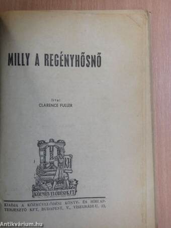 Milly a regényhősnő