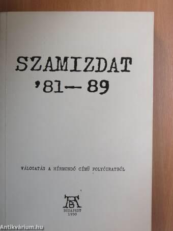 Szamizdat '81-89