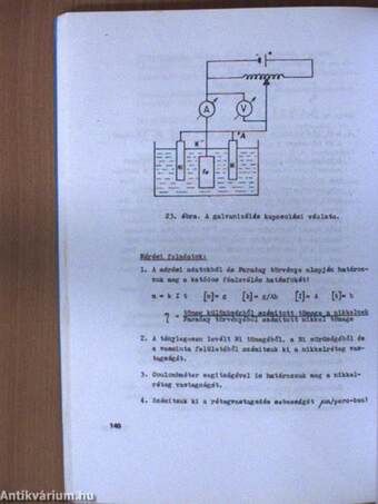 Kémiai és felületvédelmi technológiai gyakorlatok