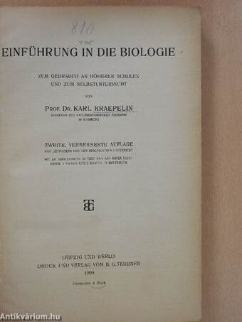 Einführung in die Biologie