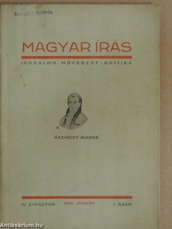 Magyar írás 1935. január-december