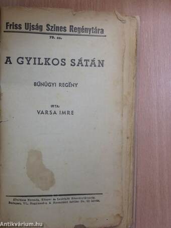 A gyilkos sátán