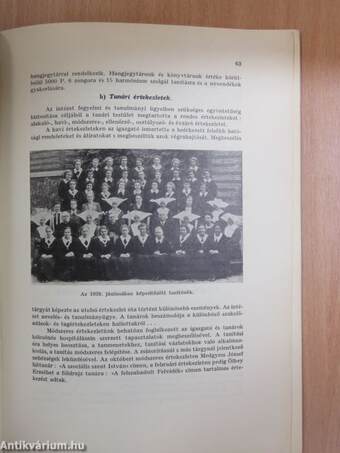 Ranolder-Intézet Évkönyve az 1938-39. iskolai évről