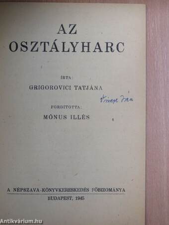 Az osztályharc