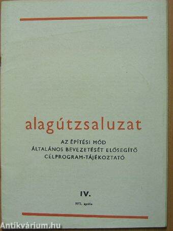 Alagútzsaluzat