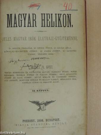 Magyar Helikon I/4.