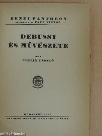 Debussy és művészete