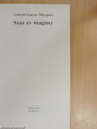 Száz év magány