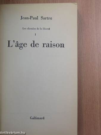 L'age de raison