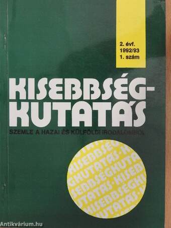 Kisebbségkutatás 1992-93/1.