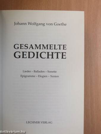 Gesammelte Gedichte