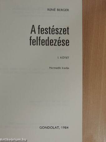 A festészet felfedezése 1. (töredék)