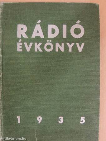 Rádió évkönyv 1935