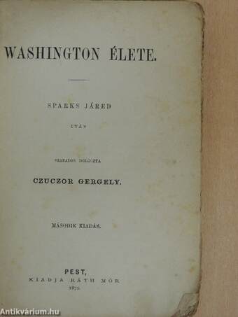 Washington élete