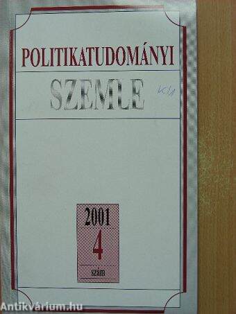 Politikatudományi Szemle 2001/4.