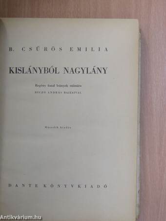 Kislányból nagylány