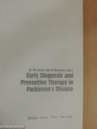 Early Diagnosis and Preventive Therapy in Parkinson's Disease