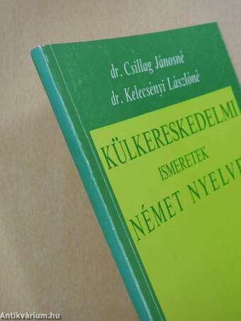 Külkereskedelmi ismeretek német nyelven